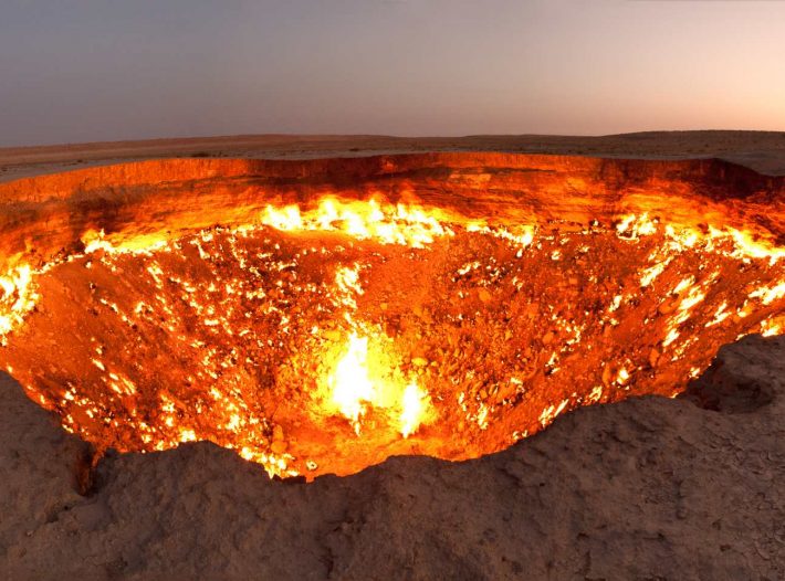 We found the Gates of Hell in Turkmenistan!