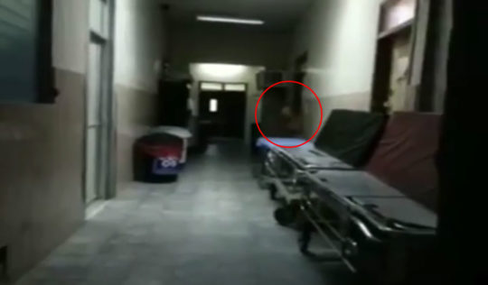 Is this the ghost of a Doctor caught on video!?