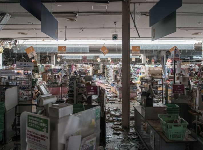 Abandoned supermarket in Fukushima, where time is stands still!